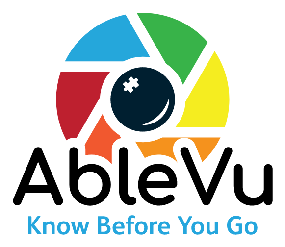 Colorful logo featuring a puzzle piece and a lens, captioned "Know Before You Go" in blue below. Represents informed decision-making.