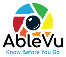 Colorful logo featuring a puzzle piece and a lens, captioned "Know Before You Go" in blue below. Represents informed decision-making.