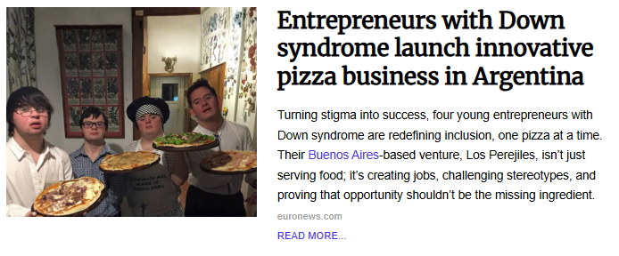 This story follows "Los Perejiles," a Buenos Aires-based pizza venture started by four young entrepreneurs with Down syndrome. The business aims to challenge social stigmas and create meaningful job opportunities within their community.
